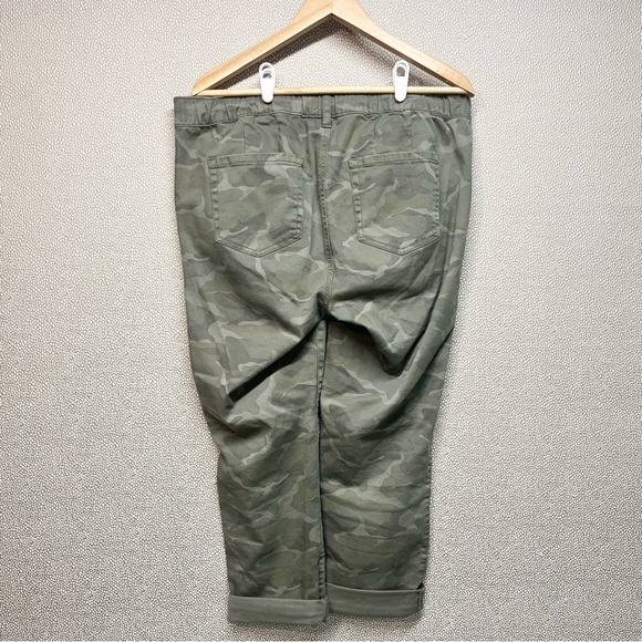 0R (12) L Torrid Drawstring Pull-On Camouflage Twill Pants NWOT - Picture 4 of 7